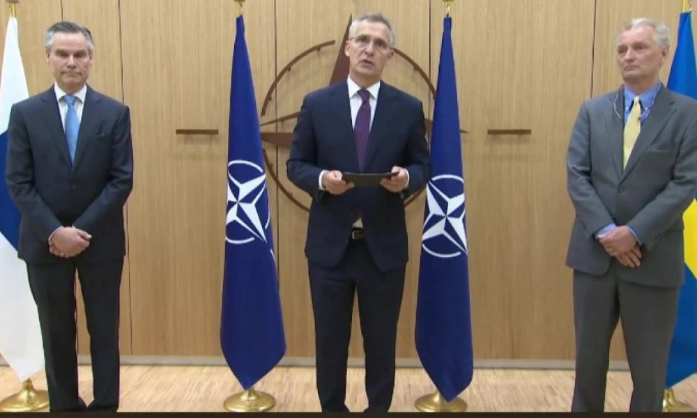 Φινλανδία και Σουηδία αφήνουν πίσω τους πολιτική αιώνων! Από σήμερα είναι επίσημα υπό ένταξη μέλη του ΝΑΤΟ (Βίντεο-Εικόνες)